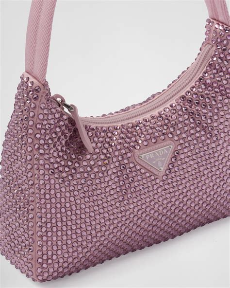 sparkly pink prada bag|prada constellation bag.